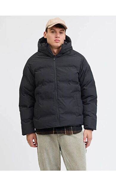 Jack & Jones JJESOHO PUFFER Erkek Mont 12278749          Siyah