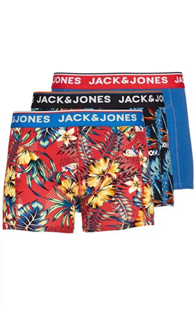 Jack & jones Siyah Erkek 3'lü Boxer 12228458          Siyah