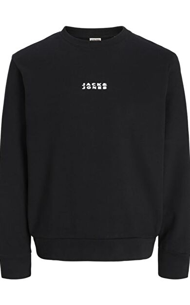 Jack & Jones Jcostance Erkek Sweatshirt 12282821          Siyah