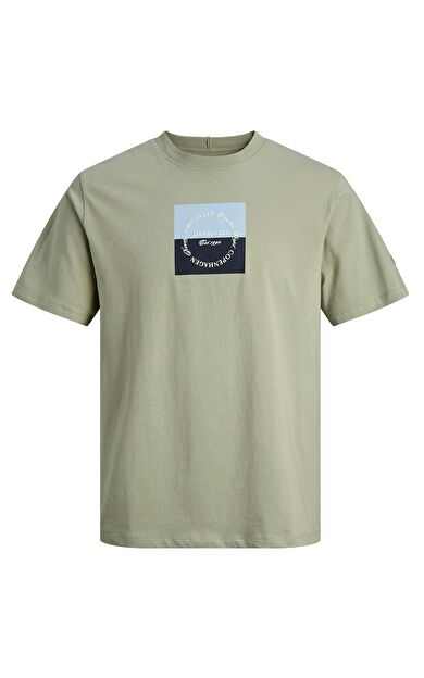 Jack & Jones Jorcatskills Square Branding Erkek T-Shirt 12290856
         Seagrass