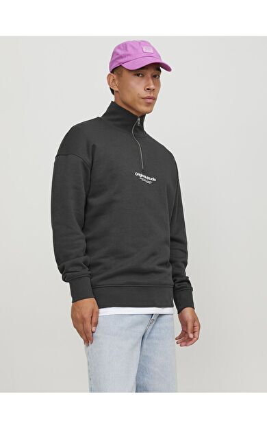 Kazak Metin Kazak Mit Halbem Reißverschluss Asphalt