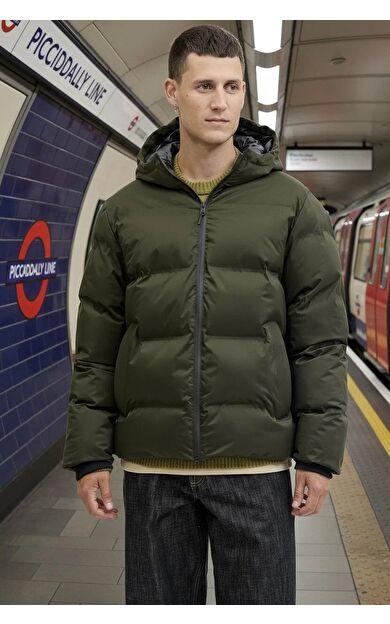 Jack &amp; Jones Jjkaito Puffer Jacket Erkek Mont 12282300         Rosin