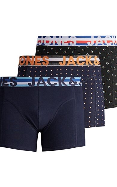 Jack & Jones JACHENRIK 12151351 3'lü Boxer          Black