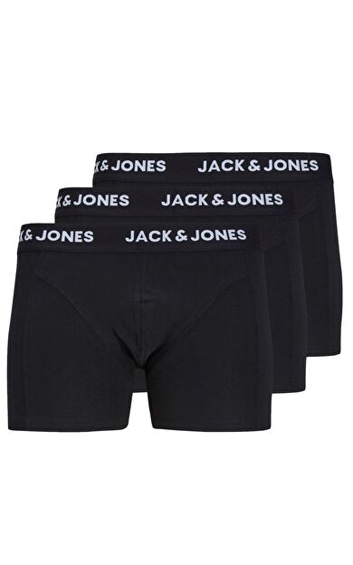 Jack & Jones Jacanthony Trunks Erkek 3'lü Boxer 12171944          Black