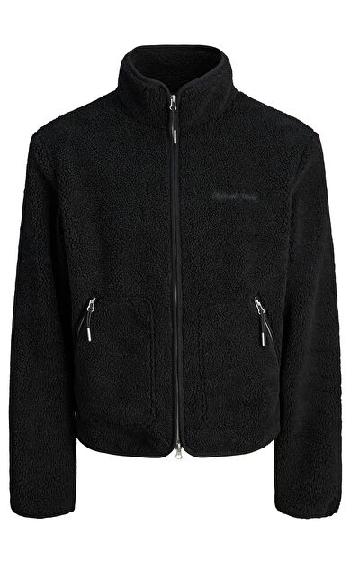 Jack &amp; Jones Jornorrebro Teddy Erkek Mont 12282890         Black