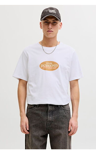 Jack & Jones Catskills Erkek Tişört 12297891
         Bright white