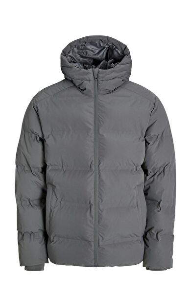 Jack & Jones Jjesoho Puffer Gri Erkek Mont 12278750          Gri