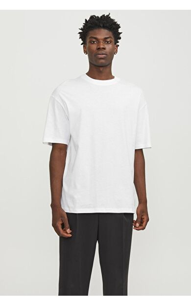 Jack & Jones Jjebradley Erkek T-Shirt 12249319          White