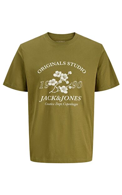 Jack & Jones Jorjuka Erkek T-Shirt 12286112          Olive drab
