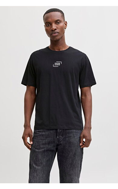 Jack & Jones JJcorp Graphic Erkek T-Shirt 12268415
         Black