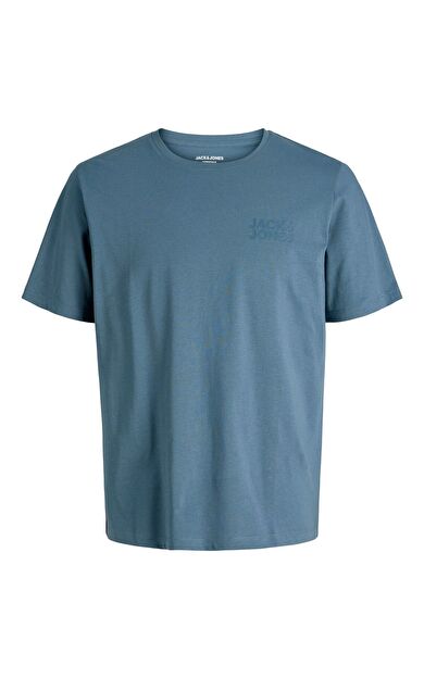 Jack & Jones JJECORP Erkek T-shirt 12151955          Blue mirage