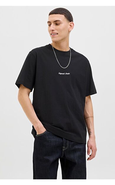 Jack & Jones JORNORREBRO EMB Erkek Tişört 12282892
         Siyah