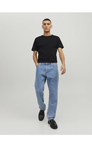 Jack & Jones JJEORGANIC Basic Erkek T-Shirt 12156101          Black