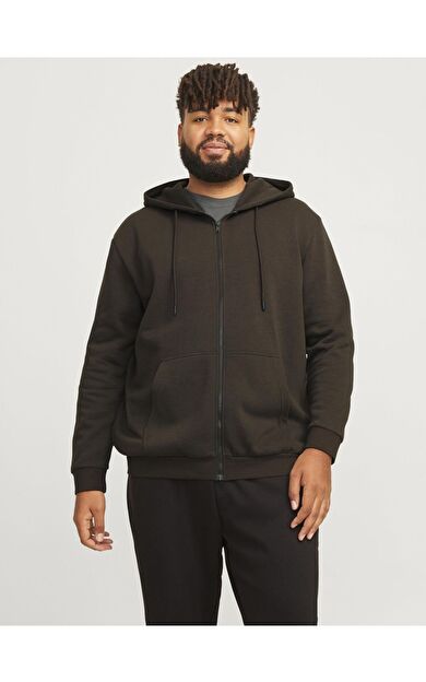 Jack & Jones Breadly Plus Erkek Sweatshirt 12250596          Mulch