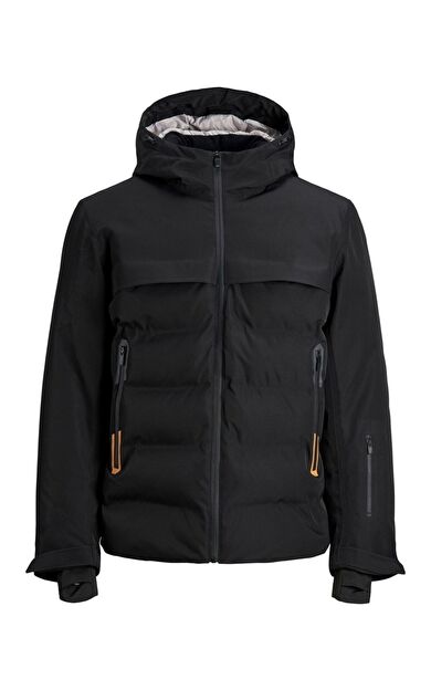 Jack & Jones Jjco Tarwin Puffer Siyah Erkek Mont 12225287          Siyah