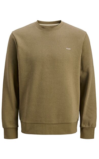 Jack & Jones Jprblunathan Sweat Erkek Sweatshirt 12284399          Stone gray