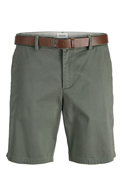 Jack & Jones Erkek Chino Kemerli Şort Marco          Mulled basil