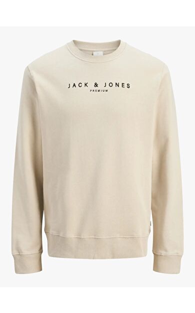 Jack & Jones Jprccjayson Erkek Sweatshirt 12283436          Silver lining