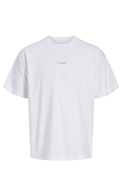 Jack & Jones Jcomineral Silver Chrome Erkek T-Shirt 12292906
         Bright white