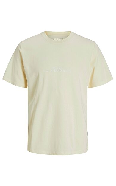 Jack & Jones Jorvarenna Branding Erkek T-Shirt 12273163          Antique white