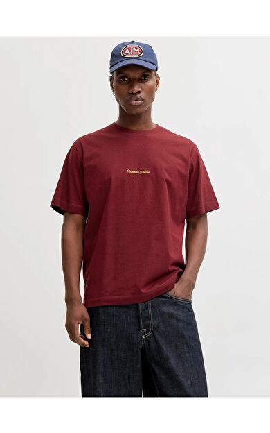 Jack & Jones Jornorrebro Emb Erkek T-Shirt 12282892
         Cabernet