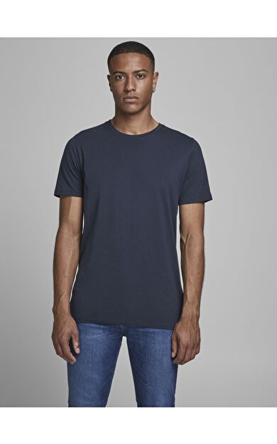 Jack & Jones JJEORGANIC Basic Erkek T-Shirt 12156101          Castlerock