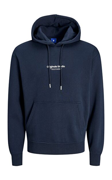 Jack & Jones Jorvesterbro Sweat Hood Noos Erkek Sweatshirt 12241687          Sky captain
