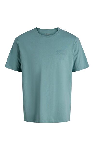 Jack & Jones JJECORP Erkek T-shirt 12151955          Mineral blue