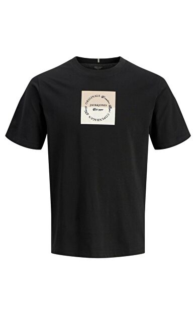 Jack & Jones Jorcatskills Square Branding Erkek T-Shirt 12290856
         Black