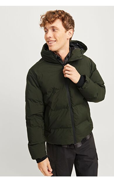 Jack &amp; Jones Jjpayne Puffer Erkek Mont 12256887          Rosin