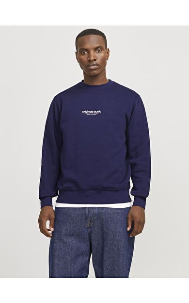 Jack & Jones Jorvesterbro Erkek Sweatshirt 12241694          Ocean cavern