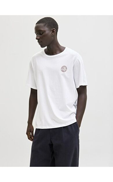 Jack Jones Allıan Relax Fit Bisiklet Yaka Erkek Tişört 12288107