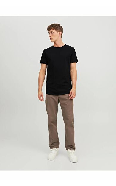 Jack Jones Basher Erkek Tişört 12182498 12182498-Black