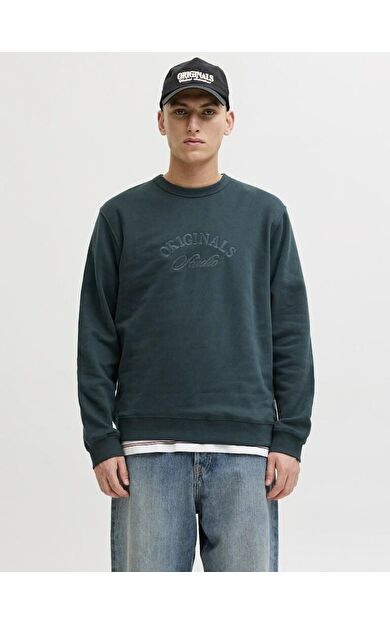 Jack Jones Bleecker Brandıbg Relax Fit Erkek Sweat 12286775