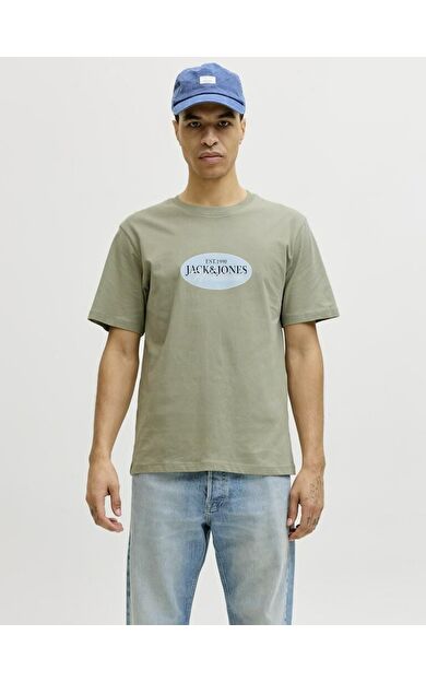 Jack Jones Catskılls Front Logo Regular Fit Erkek Tişört 12297891