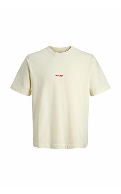 Jack Jones Club Small Font Prınt Relax Fit Erkek Tişört 12298984