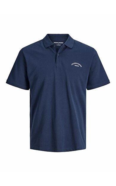 Jack Jones College Logo Regular Fit Erkek Polo Yaka Tişört 12288360