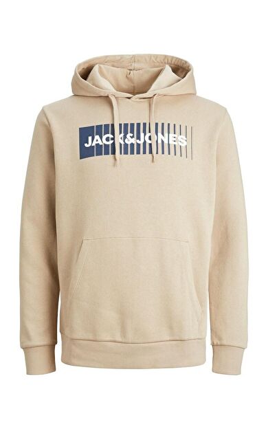 Jack Jones Corp Logo Erkek Sweat 12233599 12233599-Crockery