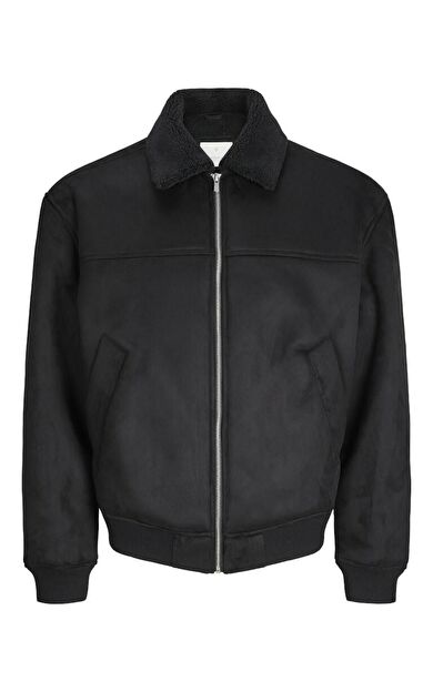 Jack Jones Cted Bomber Erkek Ceket 12266798 12266798-Black