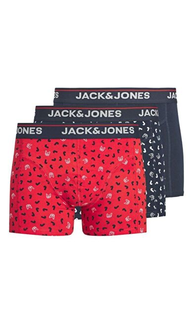 Jack Jones Dog Logo 3 Lü Paket Erkek Boxer 12291862