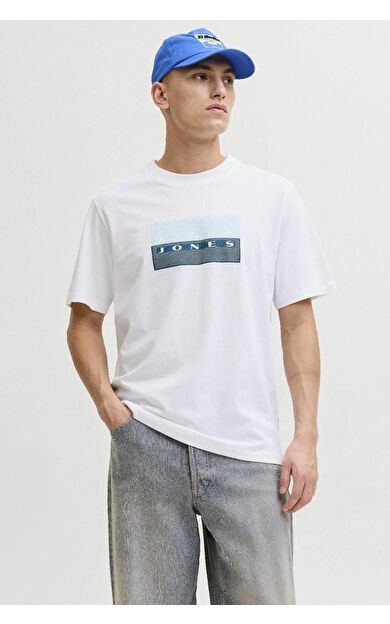 Jack Jones Fusıon Dots Print Regular Fit Erkek Tişört 12289863