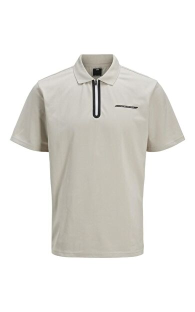 Jack Jones Fusıon Pıque Fermuarlı Polo Yaka Erkek Tişört 12273127