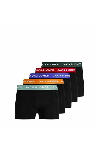 Jack Jones Geo Solıd 5 Li Paket Erkek Boxer 12303999
