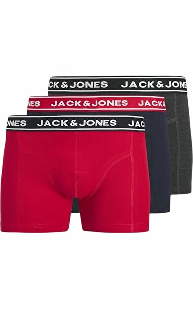 Jack Jones Hector Solıd 3 Lü Paket Erkek Boxer 12288873
