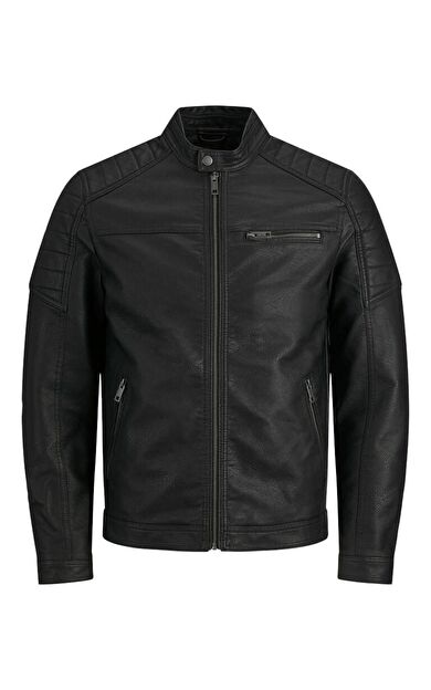Jack Jones Htano Erkek Suni Deri Ceket 12182192