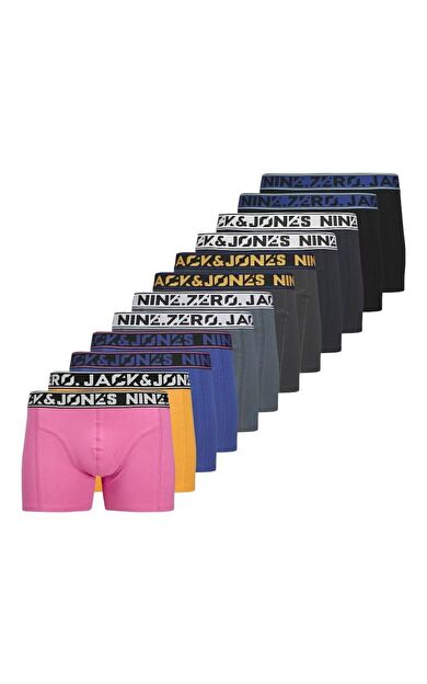 Jack Jones Jacnıne Zero Solıd Trunks 12 Pack Ln Boxer 12277575