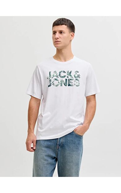 Jack Jones Jeff Logo Regular Fit Erkek Tişört 12288536