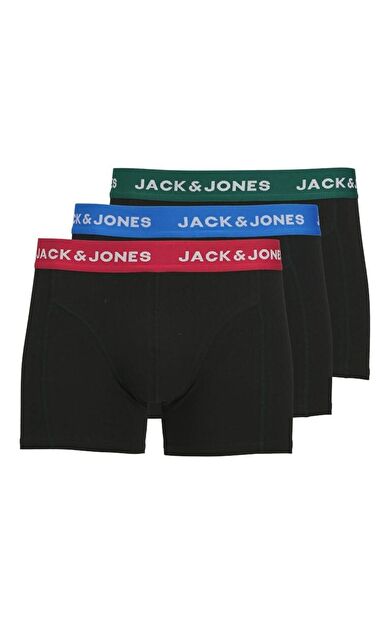 Jack Jones Joe 3 Lü Paket Erkek Boxer 12271554 12271554-Black
