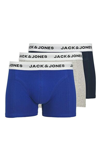 Jack Jones Joe 3 Lü Paket Erkek Boxer 12271554 12271554-Navy Blaze