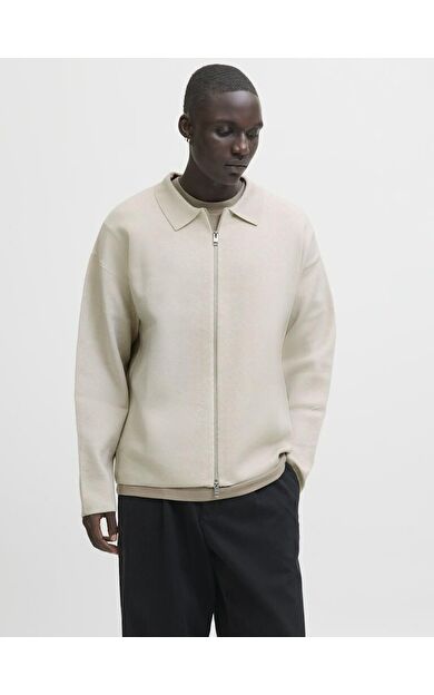 Jack Jones Jprblabradfort Knıt Cardıgan Hırka 12281760 12281760-Silver Lin